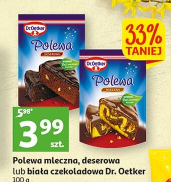 Auchan Polewa deserowa dr. oetker oferta