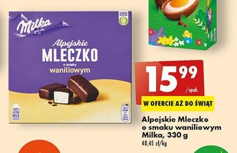 Biedronka Czekoladki waniliowe milka alpejskie mleczko oferta