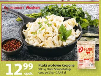Auchan Flaki wołowe krojone auchan oferta