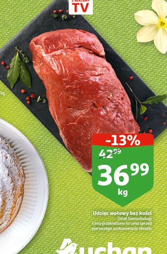 Auchan Udziec wołowy bez kości oferta