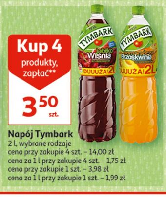 Auchan Napój wiśnia-jabłko tymbark 1936 oferta