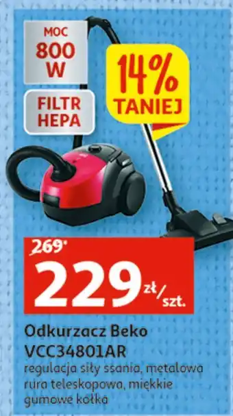 Auchan Odkurzacz vcc34801ar beko oferta