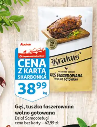 Auchan Gęś faszerowana wolno gotowana krakus animex oferta