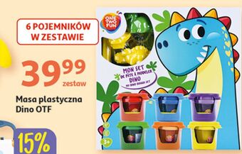 Auchan Masa plastyczna w domku dinosaurs one two fun oferta