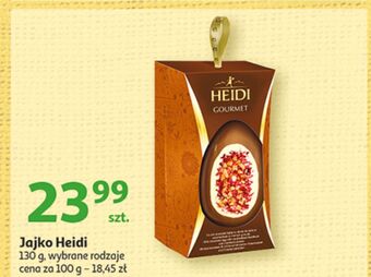 Auchan Jajko w czekoladzie mlecznej z żurawiną heidi oferta