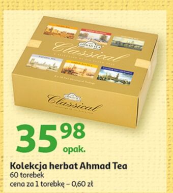 Auchan Zestaw herbat ahmad tea london classical oferta