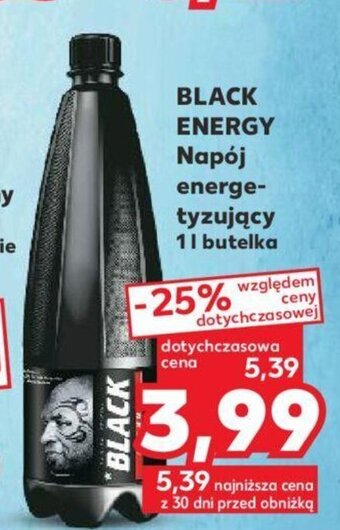 Kaufland Black Energy Napój energetyzujący 1l oferta