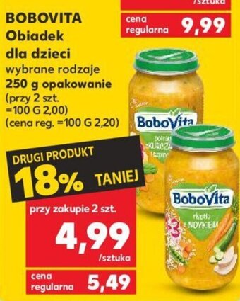 Kaufland Bobovita Obiadek dla dzieci 250g oferta