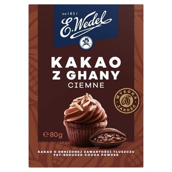 Gama E. wedel kakao z ghany ciemne 80 g oferta