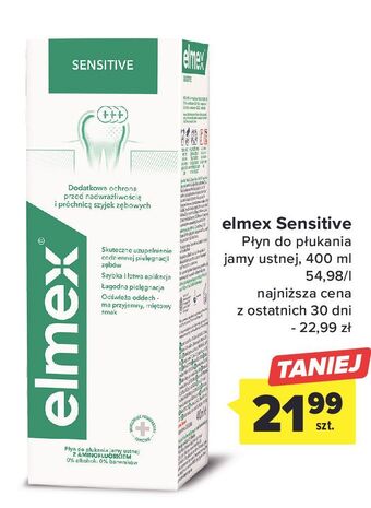 Carrefour Płyn do płukania ust elmex sensitive oferta