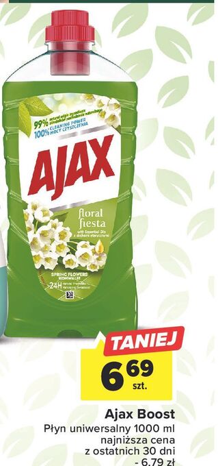 Carrefour Płyn do mycia konwalie ajax floral fiesta oferta
