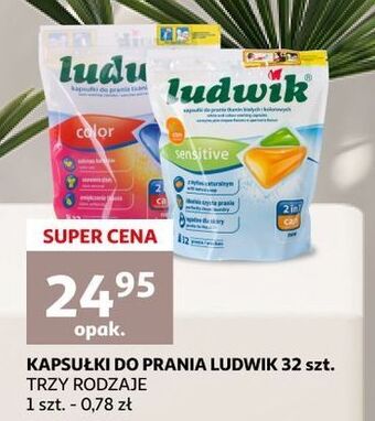 Auchan Kapsułki do prania color ludwik 2w1 oferta
