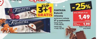 Kaufland Baton mleczny wiśnia danone fantasia oferta
