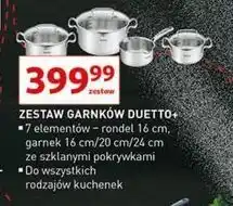 Auchan Komplet garnków duetto+ tefal oferta