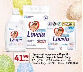 Auchan Mleczko do prania kolorów lovela baby oferta