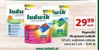 Auchan Kapsułki do prania white ludwik 2w1 oferta