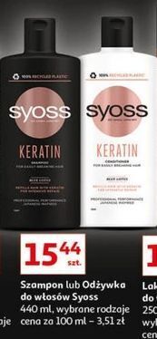 Auchan Szampon do włosów syoss keratin oferta