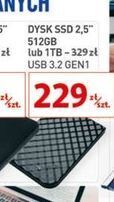 Auchan Dysk zewnętrzny ssd 2.5 512gb verbatim oferta