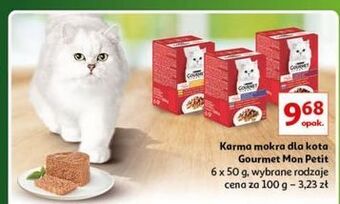 Auchan Karma dla kota kaczka + kurczak indyk purina gourmet mon petit oferta