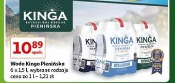 Auchan Woda naturalna kinga pienińska oferta