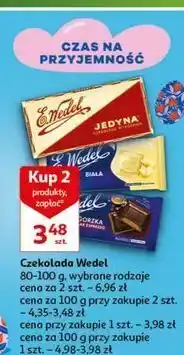 Auchan Czekolada e. wedel jedyna oferta