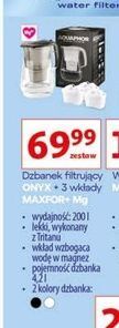 Auchan Dzbanek onyx 4.2 l czarny aquaphor oferta