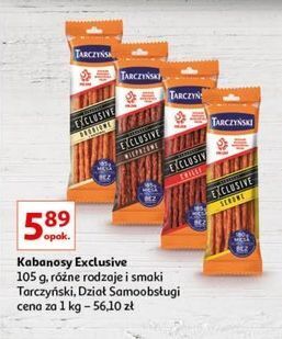 Auchan Kabanosy wieprzowe tarczyński exclusive oferta