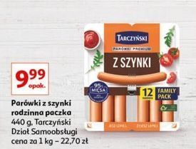 Auchan Parówki z szynki tarczyński oferta