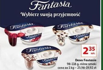 Auchan Jogurt z kulkami w czekoladzie danone fantasia oferta