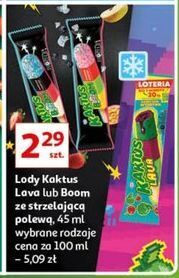 Auchan Lód boom czerwony nestle kaktus oferta