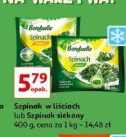 Auchan Szpinak siekany w kulkach mrożony bonduelle oferta