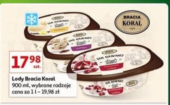 Auchan Lody śmietankowe bracia koral jak dawniej oferta