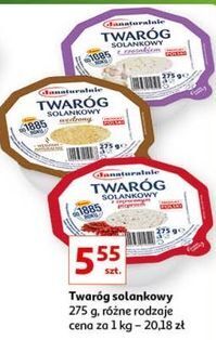 Auchan Twaróg solankowy z czosnkiem jana oferta