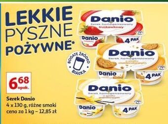 Auchan Serek truskawka danone danio oferta