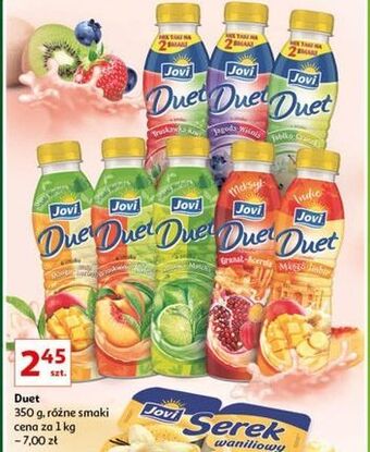 Auchan Jogurt pitny granat acerola jovi duet oferta