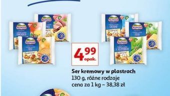 Auchan Ser topiony gouda hochland oferta