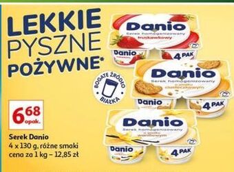 Auchan Serek ciasteczkowy danone danio oferta