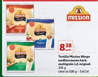 Auchan Wraps multigrain mission oferta