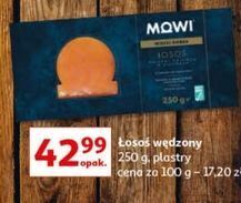 Auchan Łosoś norweski wędzony w plastrach mowi oferta