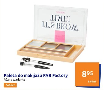 Action FAB Factory Paleta do makijażu oferta
