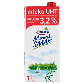 Lidl Mlekpol mazurski smak mleko uht 3,2% 1 l oferta