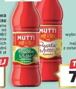 Carrefour Mutti passata przecier pomidorowy 700 g oferta