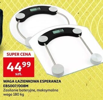 Auchan Waga łazienkowa ebs007k esperanza oferta