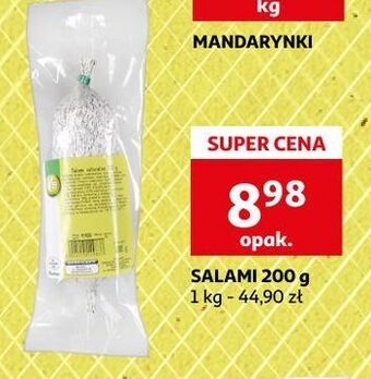 Auchan Salami naturalne podniesiony kciuk oferta