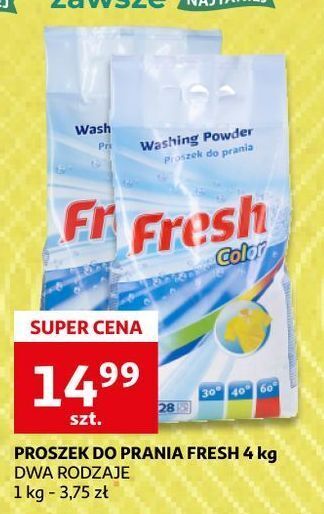Auchan Proszek do prania białego fresh (velvet group) oferta