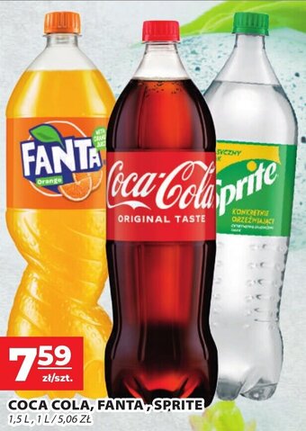 Top Market Coca Cola, Fanta, Sprite 1,5l oferta