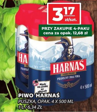 Top Market Harnaś Piwo 4x500ml oferta