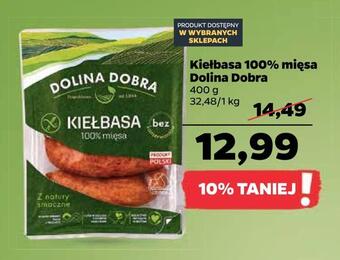 Netto Kiełbasa 100% mięsa dolina dobra oferta