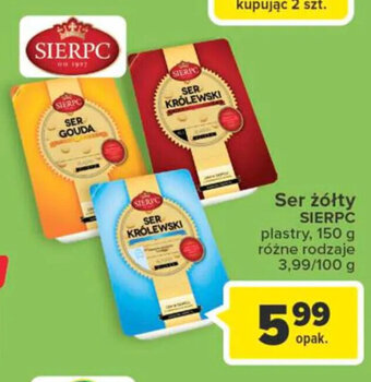 Carrefour Market Sierpc Ser żółty 150g oferta