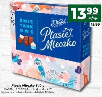 Top Market Wedel Ptasie Mleczko 340g oferta
